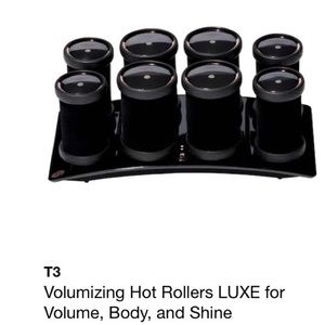 T3 volumizing hot rollers luxe for volume and shine